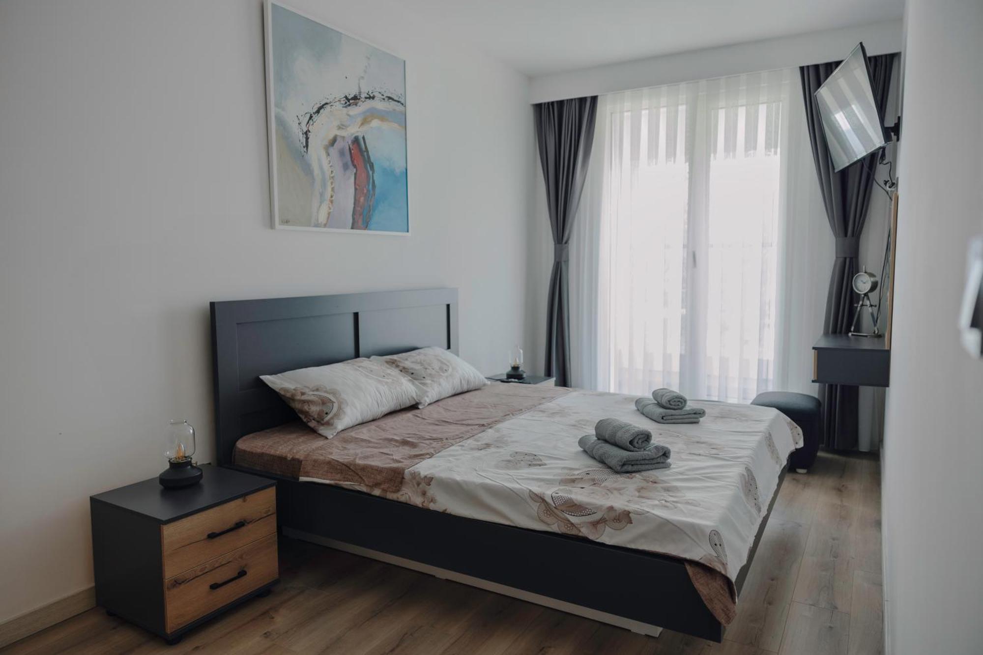 33Rd Floor Twin Apartments In Cevahir Sky City Complex With Pool, Spa, Fitness And Parking Included In Price 스코페 외부 사진